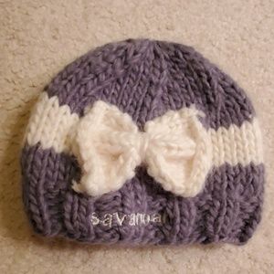 "Savannah" baby hat.